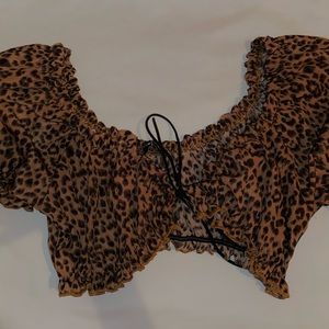 Cheetah print top 🐆🖤